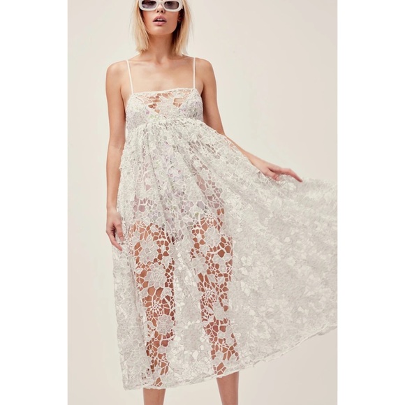 For Love & Lemons Sundae Tank Midi Dress - Picture 7 of 10